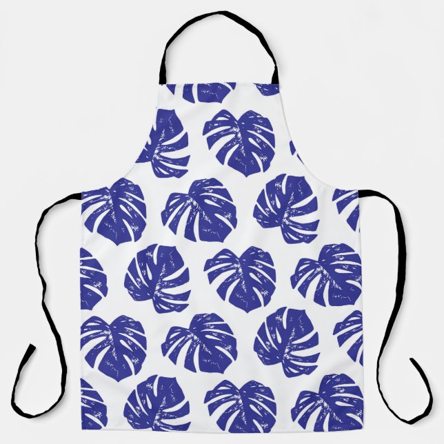 Palm Tree Leaves: Natural Pattern Apron (Front)
