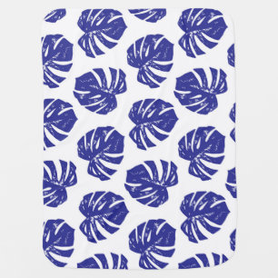 Palm Tree Leaves: Natural Pattern Baby Blanket
