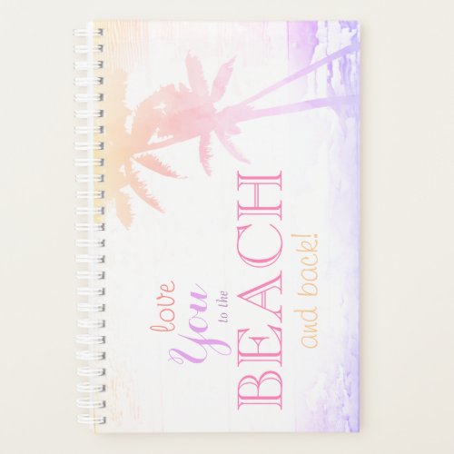 Palm Tree Leaves Pastel Planner