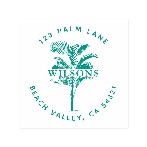 Palm Tree Leaves  Self_inking Stamp