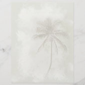 Palm Tree Letterhead - Sand color (Front)