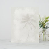 Palm Tree Letterhead - Sand color (Standing Front)