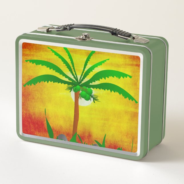 Palm Tree Lunch Box (Front)