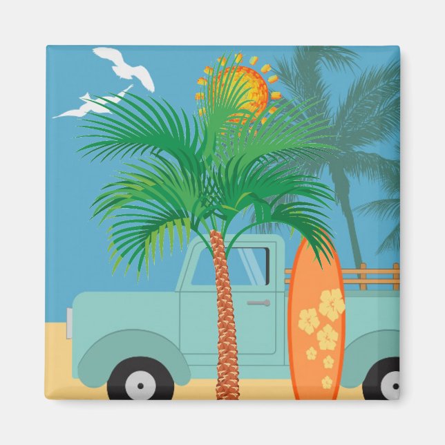 Palm Tree Magnet (Front)