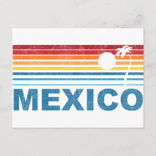 Palm Tree Mexico Postcard (Front)