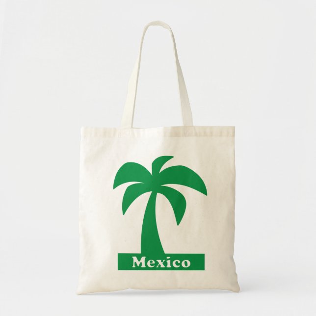 Palm Tree (Mexico Vacation) - Budget Tote Bag (Front)