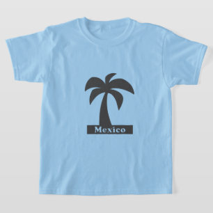 Palm Tree (Mexico Vacation) - Kids' Basic T-Shirt