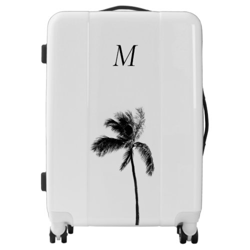 Palm Tree Monogram Suitcases