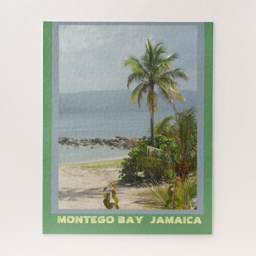 Palm Tree Montego Bay Jamaica Jigsaw Puzzle