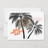 Palm Tree Motivation Art – Fully Customizable