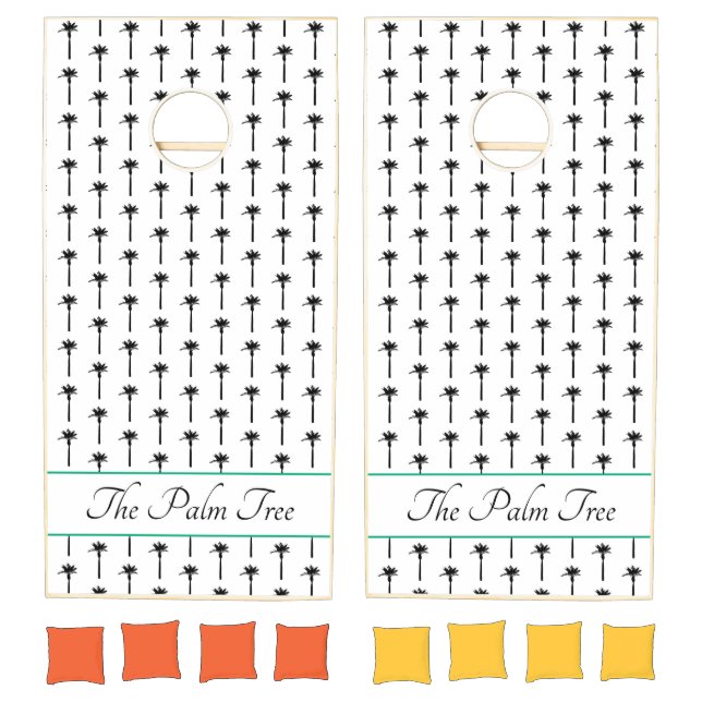 Palm Tree NAME Coastal Sports Game Fun (Set)