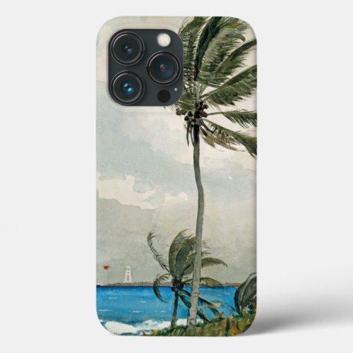 Palm Tree Nassau Winslow Homer iPhone 13 Pro Case