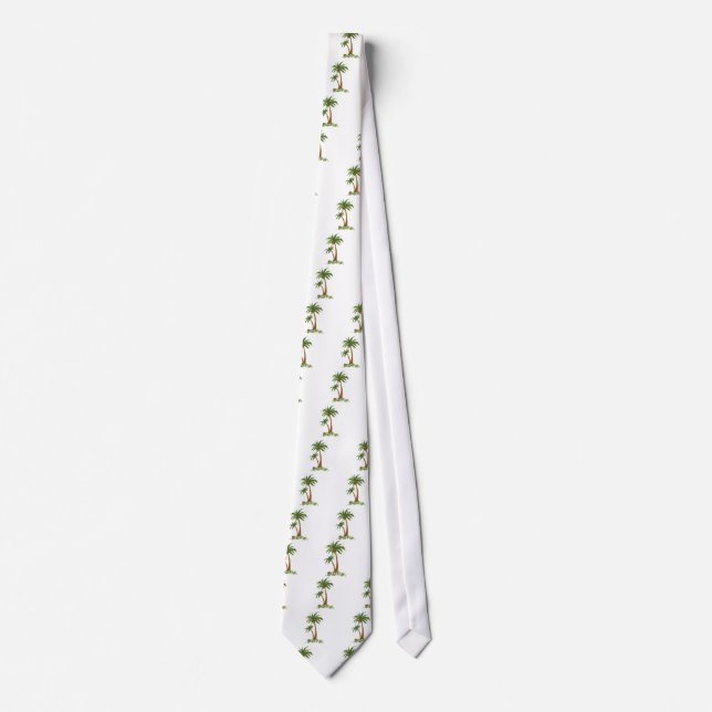 PALM TREE NECK TIE (Front)