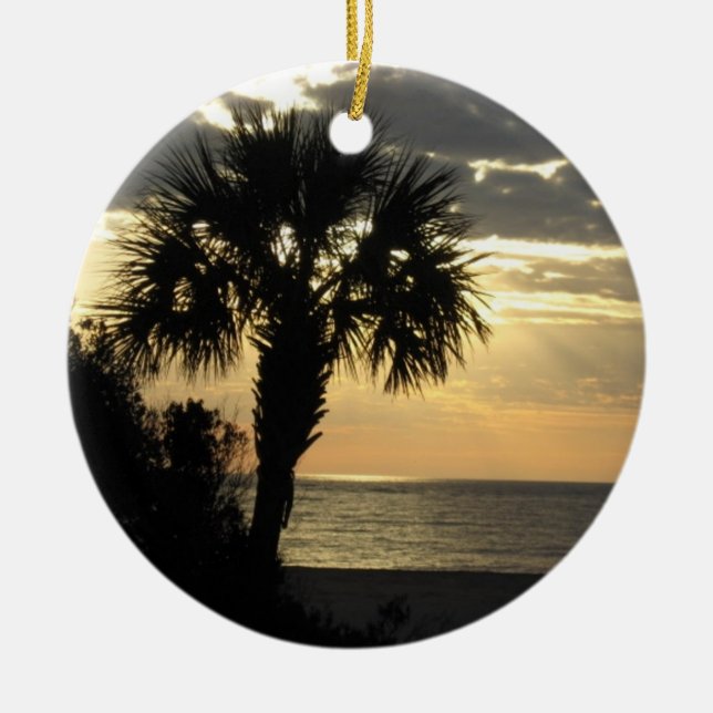 Palm Tree Ornament (Front)