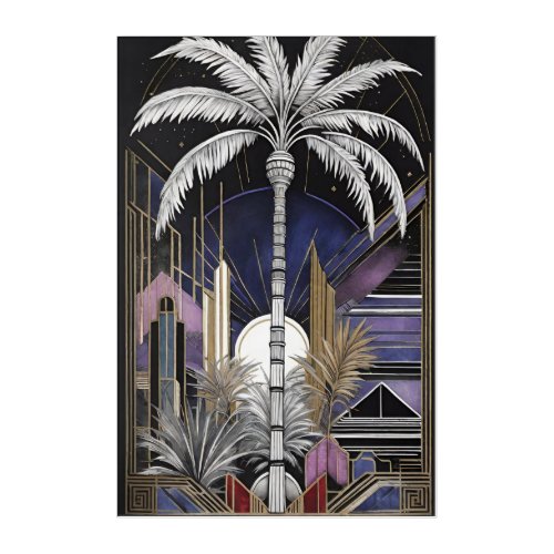 Palm Tree Paradise  Acrylic Print