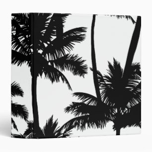 Palm Tree Pattern 3 Ring Binder