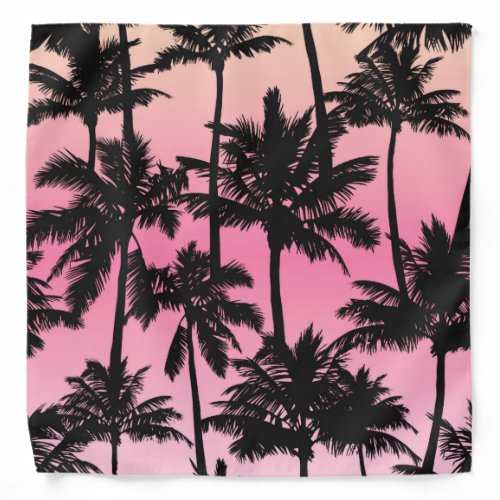 Palm Tree Pattern Bandana