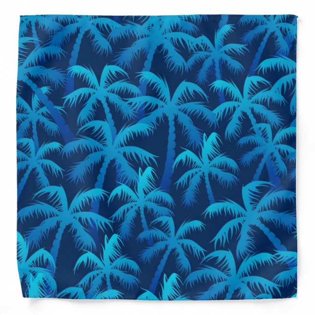 Palm tree pattern bandana (Front)