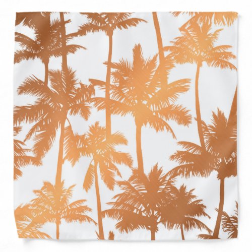 Palm Tree Pattern Bandana