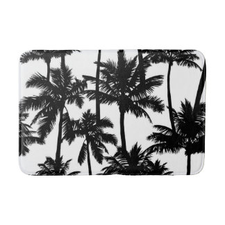 Palm Tree Pattern Bath Mat