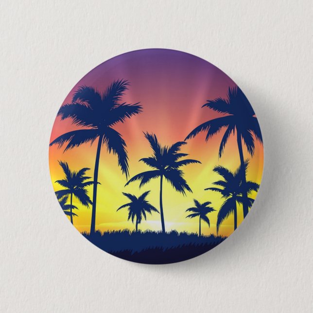 Palm tree pattern button (Front)