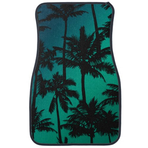 Palm Tree Pattern Car Floor Mat