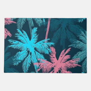 Palm tree pattern doormat