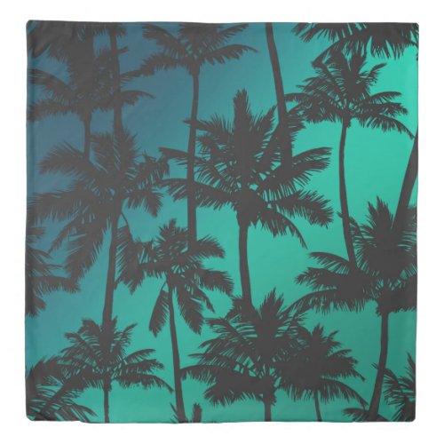 Palm Tree Pattern Duvet Cover