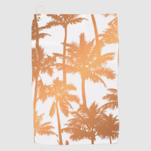 Palm Tree Pattern Golf Towel