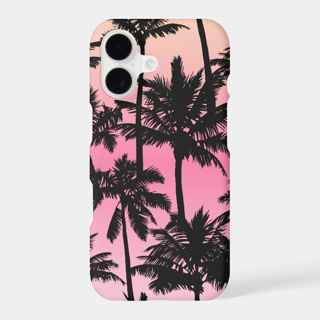 Palm Tree Pattern Iphone Case (Back)