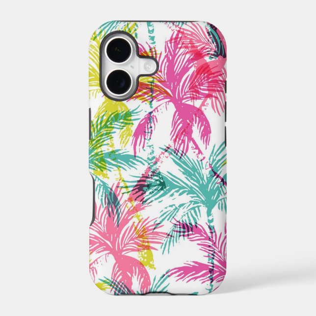 Palm tree pattern iphone case (Back)