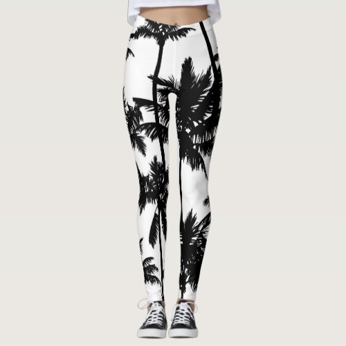 Palm Tree Pattern Leggings