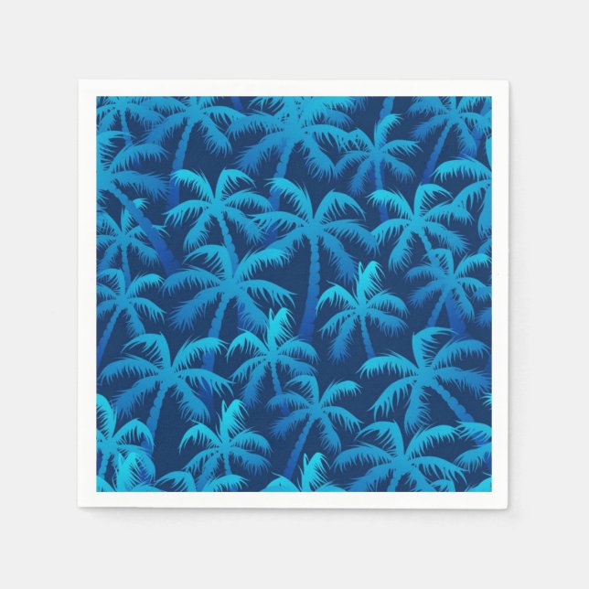 Palm tree pattern napkins (Front)