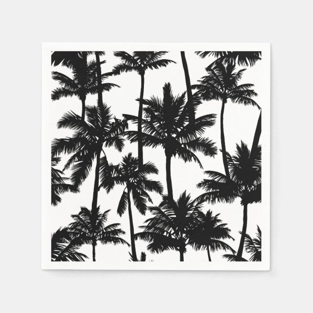 Palm Tree Pattern Napkins (Front)