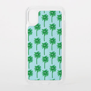 Green and Rose Gold Leafy Stencil Outline Phone Case Cover Palm Tree Jungle F885 