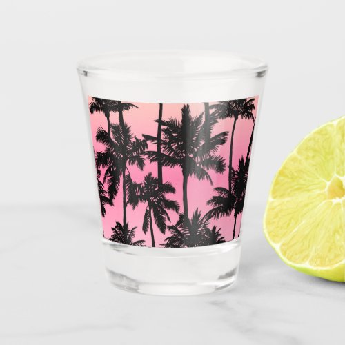 Palm Tree Pattern Shot Glass
