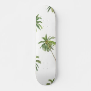 Palm tree pattern skateboard