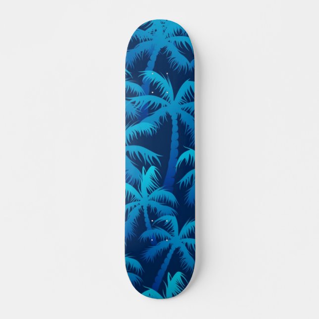 Palm tree pattern skateboard (Front)