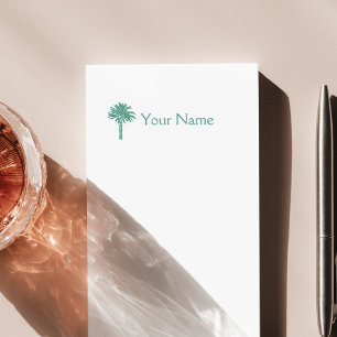 Palm Tree Personalized Pocket Stamp