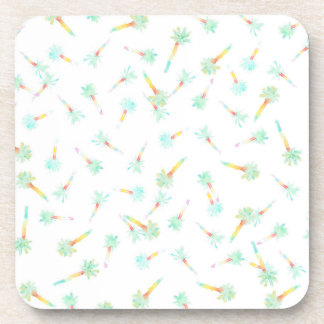 Palm Tree Pillow Beverage Coaster