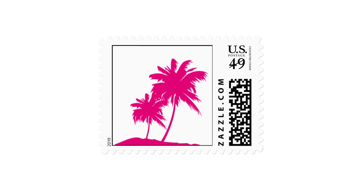 Palm Tree Postage Stamp | Zazzle