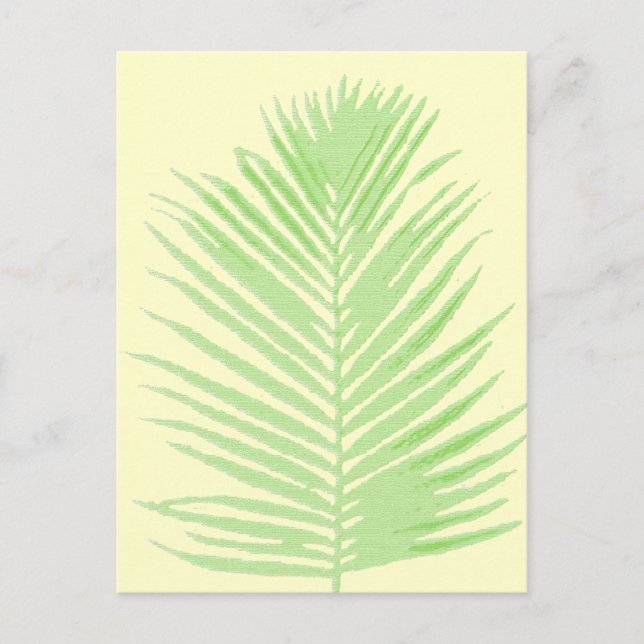 palm tree postcard (Front)