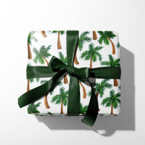 Palm Tree Print Wrapping Paper