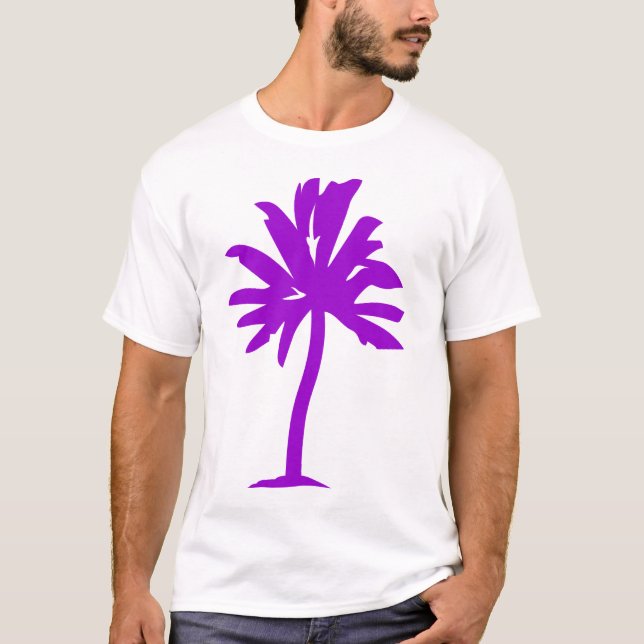 Palm Tree - Purple T-Shirt (Front)