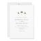 Palm Tree QR Code Photo Wedding Invitation