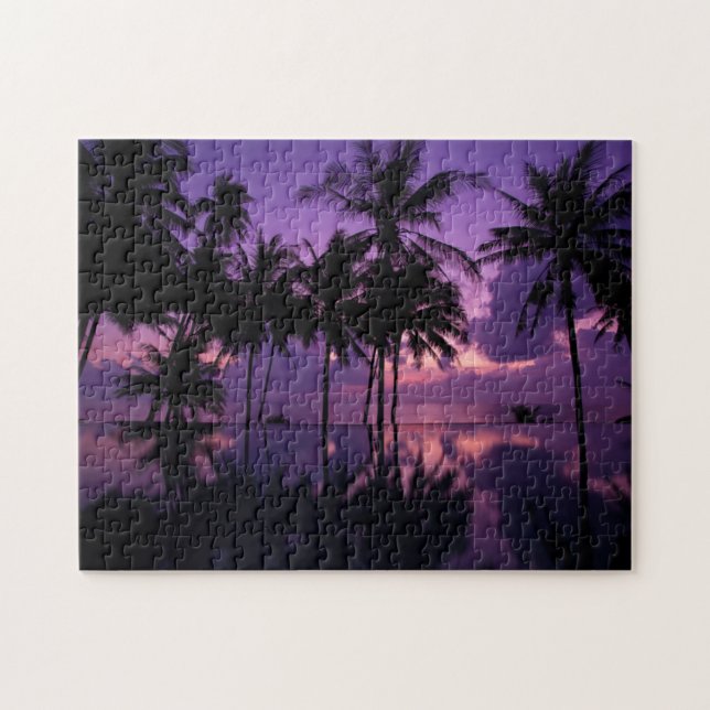 Palm Tree Reflection Jigsaw Puzzle (Horizontal)