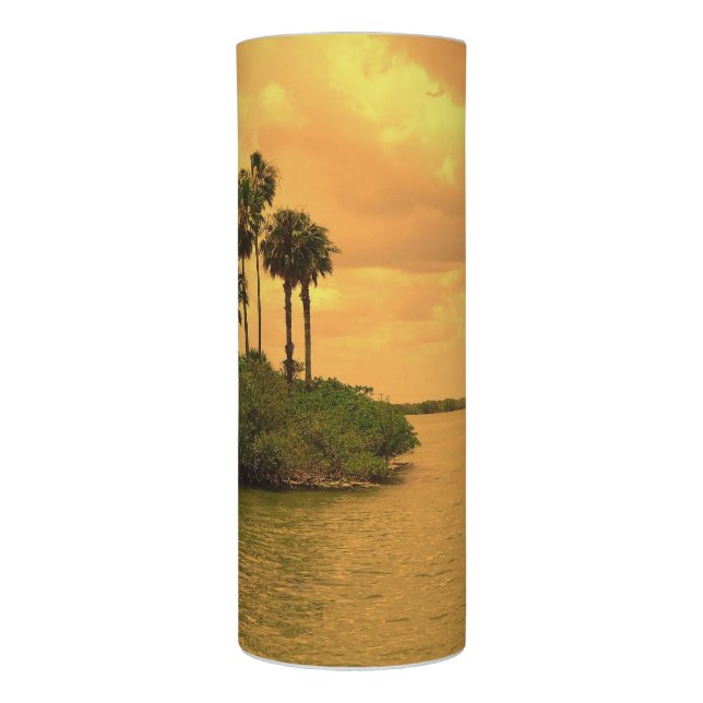 Palm Tree Reverie Flameless Candle (Front)