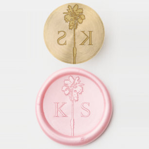 Palm Tree Romance Wedding Suite Wax Seal Stamp