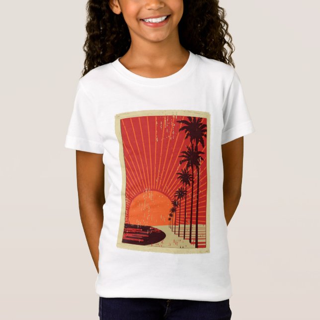 Palm Tree Row T-Shirt (Front)