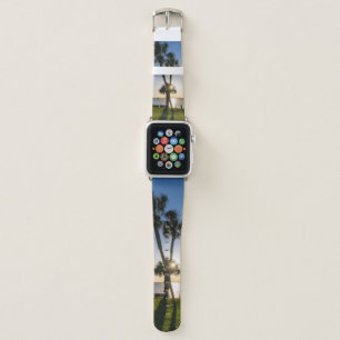 Palm Tree Scissors Silhouette Apple Watch Band Set